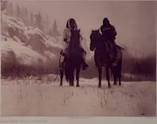 For a Winter Campaign - Apsaroke 1909. Creator: Edward Sheriff Curtis