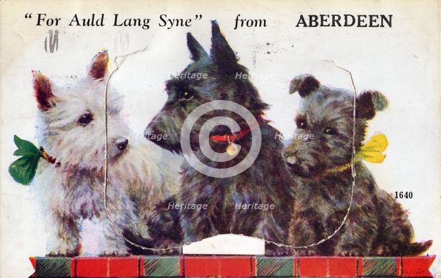 "For Auld Lang Syne" from Aberdeen, 1933. Creator: Unknown.