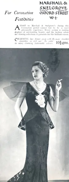 For Coronation Festivities - Marshall & Snelgrove 1937
