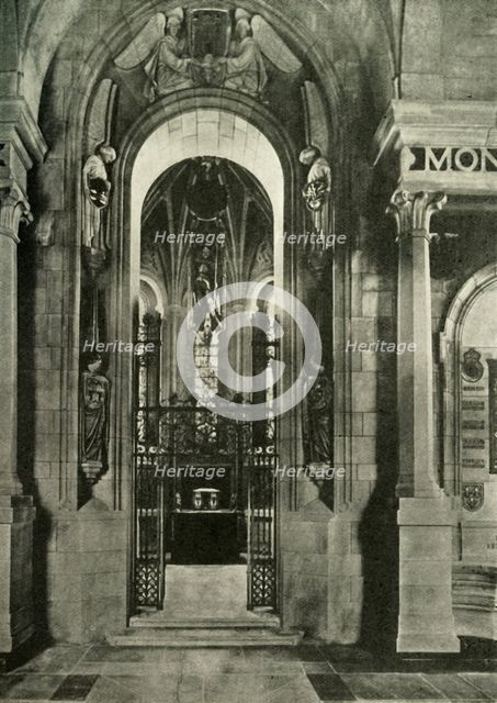'For Scotland's Fallen - Scottish National War Memorial. The Shrine with seven stained-glass windows Creator: Unknown.
