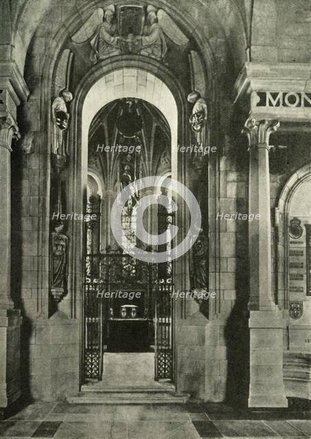 'For Scotland's Fallen - Scottish National War Memorial. The Shrine with seven stained-glass windows Creator: Unknown.