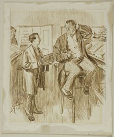 For the Third Time of Asking, 1870/91. Creator: Charles Samuel Keene