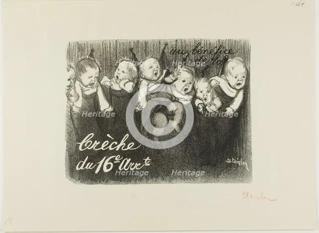 For the Benefit of the 16th Arrondissement Nursery, 1895. Creator: Theophile Alexandre Steinlen.