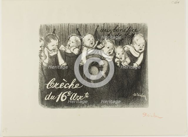 For the Benefit of the 16th Arrondissement Nursery, 1895. Creator: Theophile Alexandre Steinlen.
