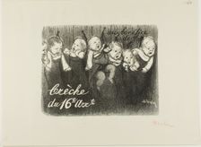 For the Benefit of the 16th Arrondissement Nursery, 1895. Creator: Theophile Alexandre Steinlen