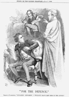 For the Defence, 1868. Artist: John Tenniel