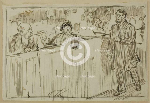 Force of Habit, 1870/91. Creator: Charles Samuel Keene.