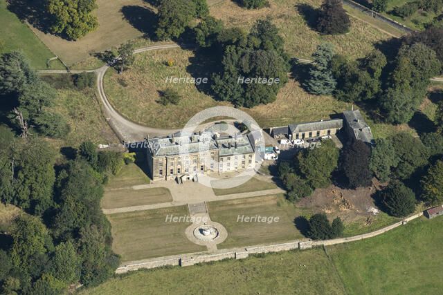 Forcett Hall country house circa 1740, North Yorkshire, 2024. Creator: Robyn Andrews.