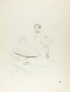 Forain, Lithographer, c. 1895. Creator: Jean Louis Forain