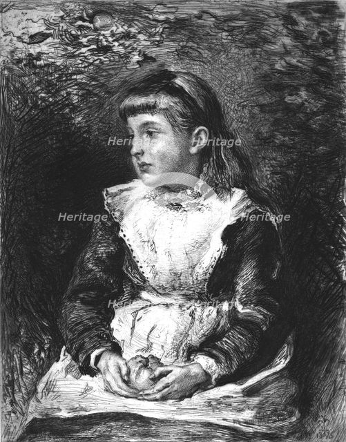 'Forbidden Fruit', after John Everett Millais, Esq., R.A., c1880-83. Creator: Charles Waltner.