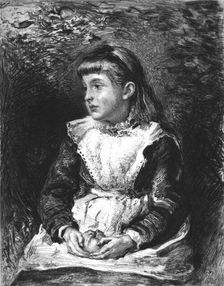 Forbidden Fruit after John Everett Millais, Esq., R.A., c1880-83. Creator: Charles Waltner