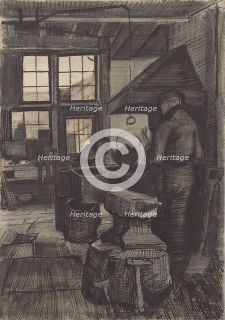 Forge, 1882. Creator: Gogh, Vincent, van (1853-1890).