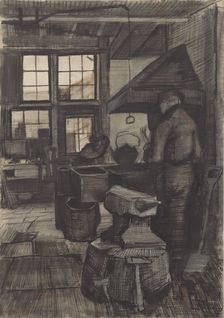 Forge, 1882. Creator: Gogh, Vincent, van (1853-1890)