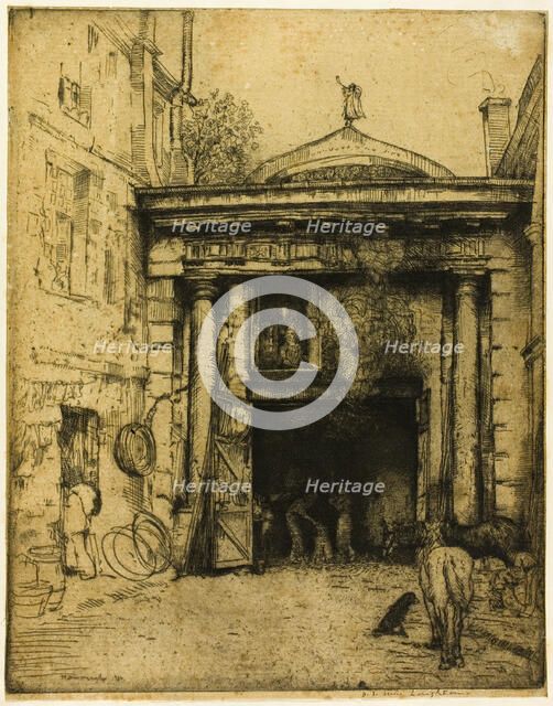 Forge of the Carmelites, 1900. Creator: Donald Shaw MacLaughlan.