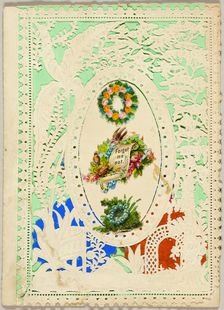 Forget Me Not (valentine), 1850/59. Creator: George Meek