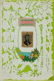 Forget Me Not (valentine), c. 1857. Creator: George Meek