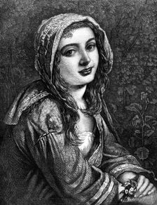 "Forget-Me-Not!", by W. C. T. Dobson, A.R.A., 1870. Creator: Unknown