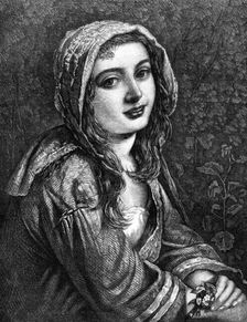 "Forget-Me-Not!", by W. C. T. Dobson, A.R.A., 1870. Creator: Unknown