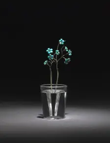 Forget-Me-Nots, late 1800s-early 1900s. Creator: Peter Carl Fabergé (Russian, 1846-1920), firm of
