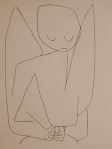 Forgetful Angel (Vergesslicher Engel), 1939. Artist: Klee, Paul (1879-1940)