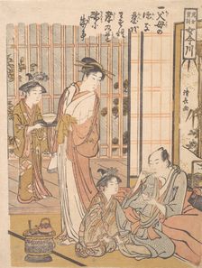 Forgetting Filial Piety, ca. 1781. Creator: Torii Kiyonaga