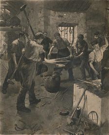Forging the Anchor 1892. Creator: Unknown