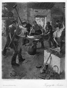 Forging the Anchor 20th century.Artist: Stanhope A Forbes