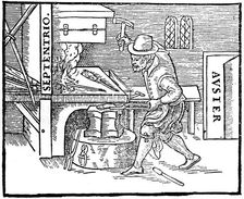 Forging a magnet, 1600
