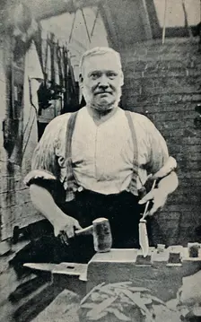 Forging a Blade c1917
