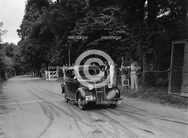 Ford 10 of AF Eadon, winner of a silver award at the MCC Torquay Rally, July 1937. Artist: Bill Brunell.