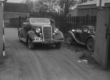 Ford V8 drophead and MG PA at a motoring trial, 1930s. Artist: Bill Brunell