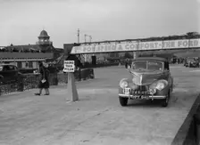 Ford V8 drophead competing in the JCC Rally, Brooklands, Surrey, 1939. Artist: Bill Brunell