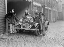 Ford V8 Greyhound open tourer of JA Driskell, Monte Carlo Rally, 1934. Artist: Bill Brunell