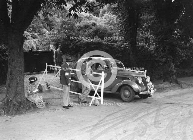Ford V8 of Viscount Chetwynd, winner of a silver award at the MCC Torquay Rally, July 1937. Artist: Bill Brunell.