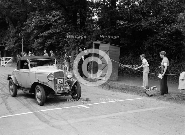 Ford V8 of WCN Norton, winner of a silver award at the MCC Torquay Rally, July 1937. Artist: Bill Brunell.