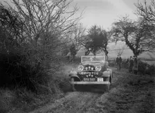 Ford V8 of K Hutchison at the Sunbac Colmore Trial, near Winchcombe, Gloucestershire, 1934. Artist: Bill Brunell