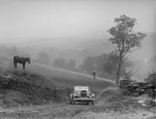 Ford V8 of RKN Clarkson competing in the MCC Sporting Trial, 1935. Artist: Bill Brunell