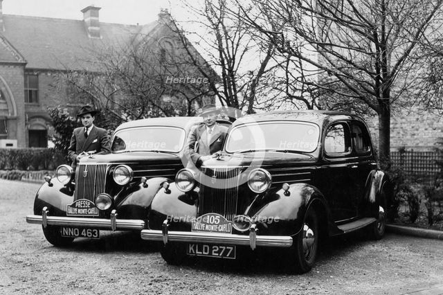 Ford V8 Pilot, 1950 Monte Carlo rally. Creator: Unknown.