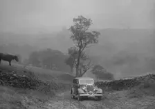 Ford V8 saloon of AKB Clarkson competing in the MCC Sporting Trial, 1935. Artist: Bill Brunell