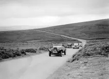Ford V8s of WCN Norton and J Harrison competing at the MCC Torquay Rally, July 1937. Artist: Bill Brunell