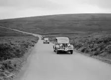 Ford V8s of Viscount Chetwynd and J Whalley competing at the MCC Torquay Rally, July 1937. Artist: Bill Brunell