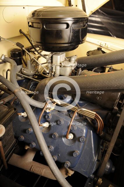Ford woodie station wagon 1946. Artist: Simon Clay.