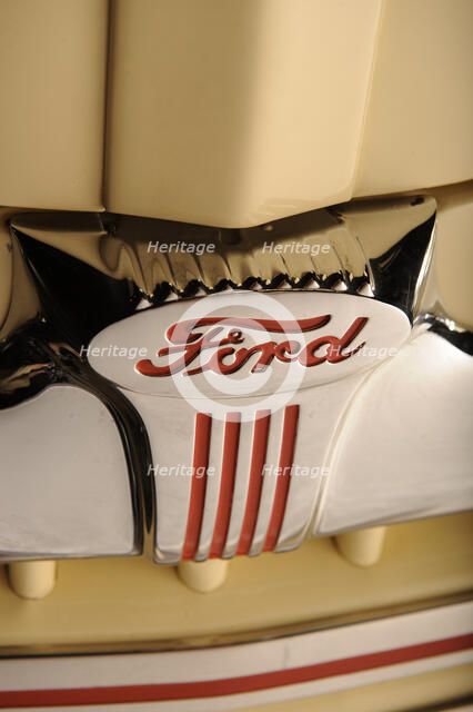 Ford woodie station wagon 1946. Artist: Simon Clay.