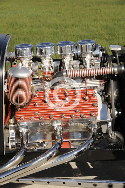 Ford Burning Desire Roadster 1927. Artist: Simon Clay.