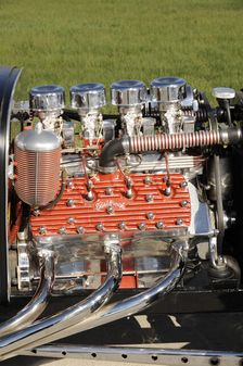 Ford Burning Desire Roadster 1927. Artist: Simon Clay