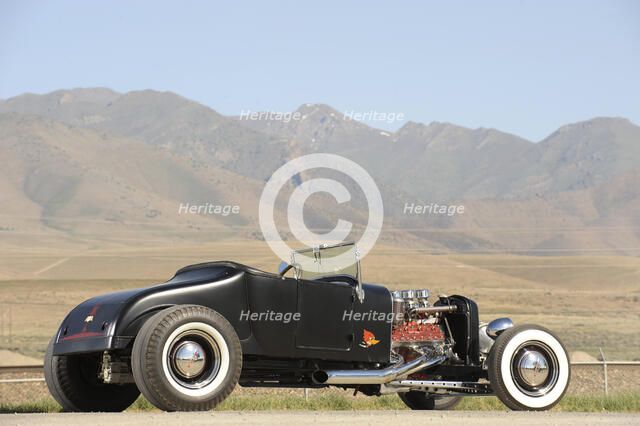 Ford Burning Desire Roadster 1927. Artist: Simon Clay.