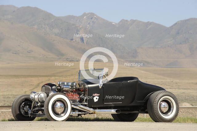 Ford Burning Desire Roadster 1927. Artist: Simon Clay.