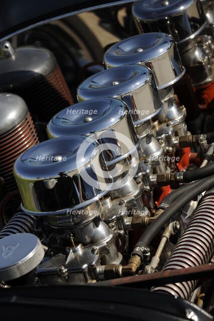 Ford Burning Desire Roadster 1927. Artist: Simon Clay.