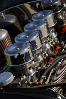 Ford Burning Desire Roadster 1927. Artist: Simon Clay