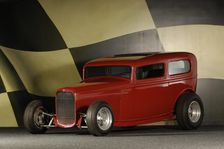 Ford Buttera Bradley Custom Sedan 1932. Artist: Simon Clay